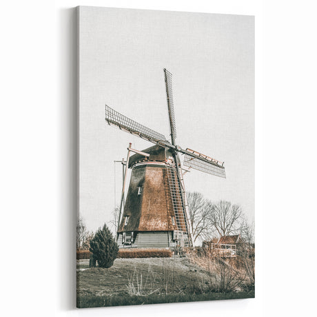 Rustic Farmhouse Windmill Wall Art | Vintage Country Style Decor