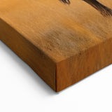 Custom Oklahoma Art - Majestic Buffalo in Prairie Landscape Canvas Print