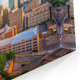 Oklahoma Skyline Art - Vibrant Oklahoma City Downtown Framed Print