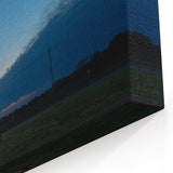 Custom Oklahoma Art - Route 66 Neon Bottle Sculpture Canvas Print