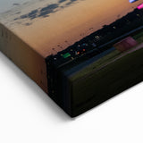 Custom Oklahoma Art - Route 66 Neon Bottle Sculpture Canvas Print