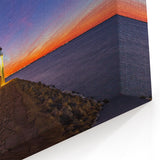 Stunning Oklahoma Wall Art - Lake Hefner Lighthouse Sunset Canvas Prints