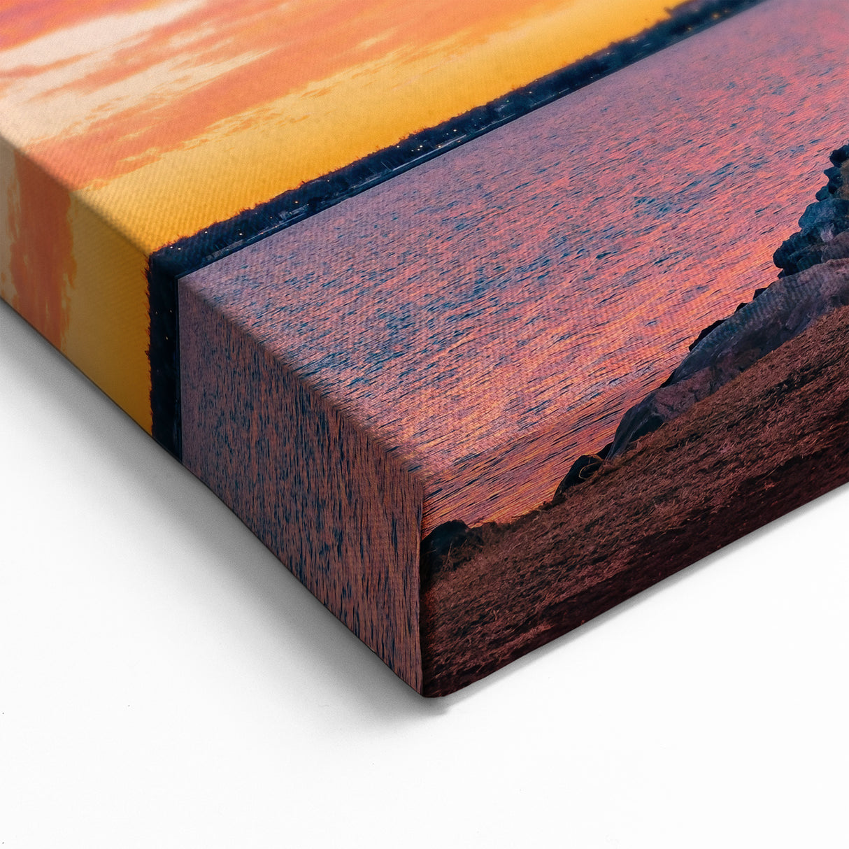 Oklahoma Landscape Art - Lake Hefner Lighthouse at Sunset Canvas Print