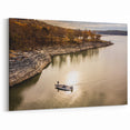 Oklahoma Nature Art - Scenic Fishing at Broken Bow Lake Canvas Print