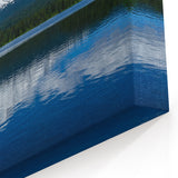 Mount Hood Rolled Canvas Prints - Snow-Capped Peak and Lake Reflection