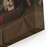 Dark Academia Wall Art – Classic Literature Art with Skull & Books