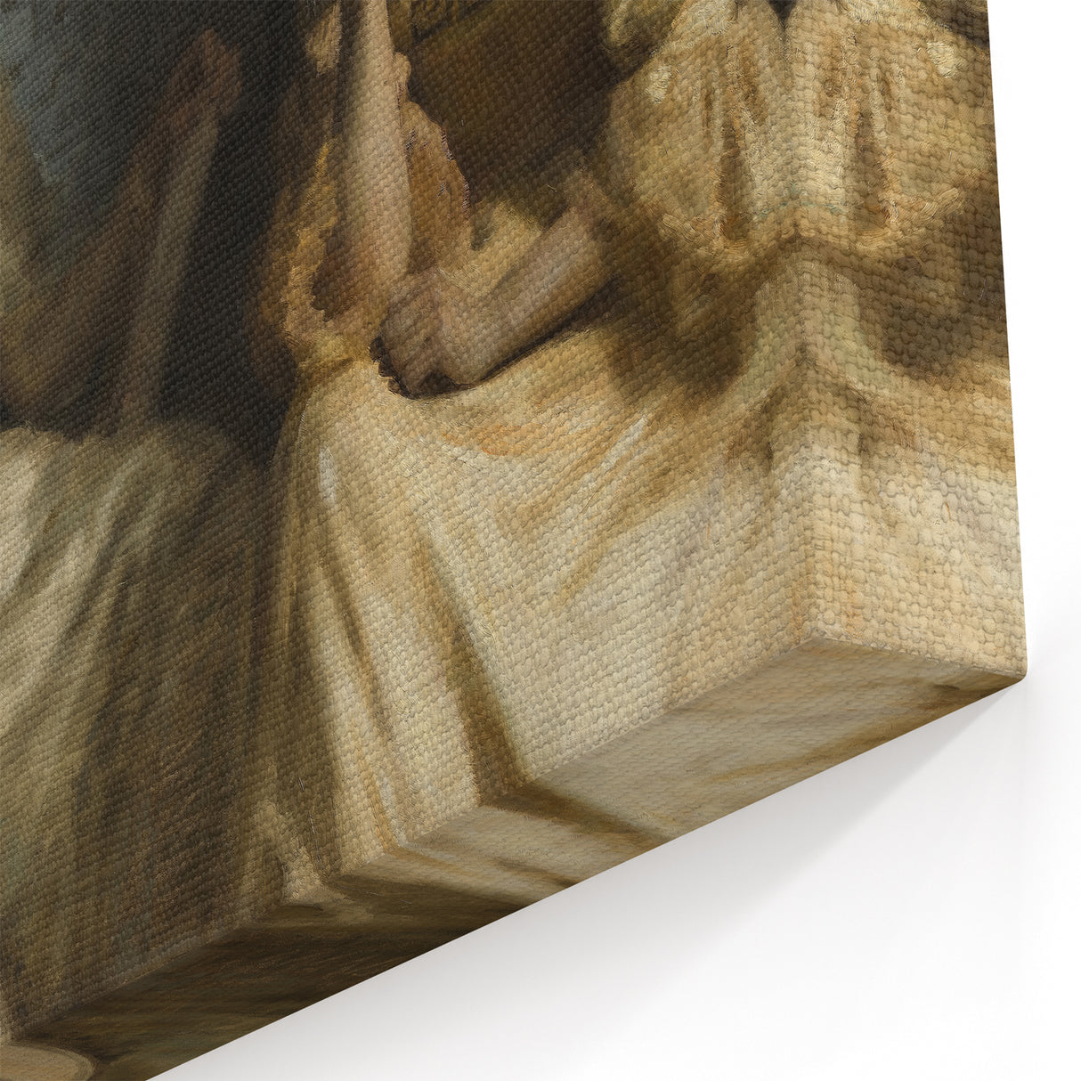 Dark Academia Wall Art – Vintage Portrait of Women in Reflective Mood