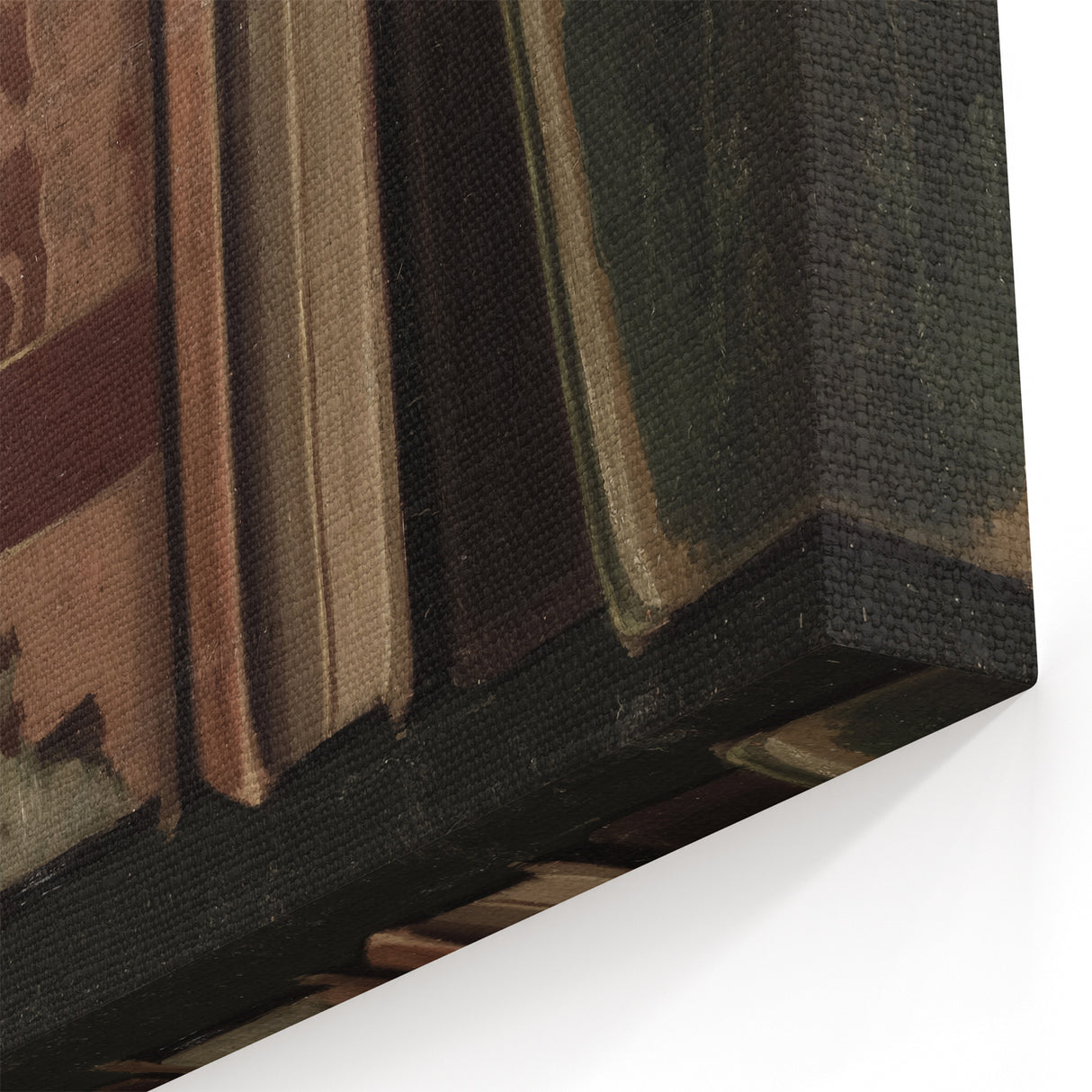 Dark Academia Wall Art – Vintage Book Still Life with Aged Volumes