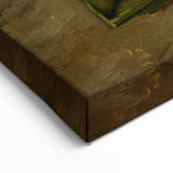 Dark Academia Wall Art – Open Book with Candlelight Still Life