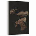 Dark Academia Wall Art - Vintage Gothic Hands with Quill and Letter