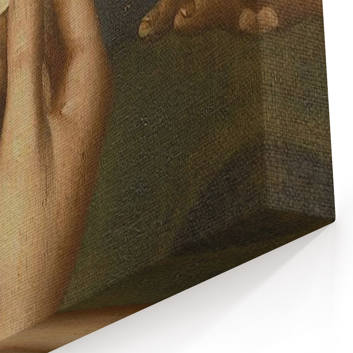 Dark Academia Wall Art - Vintage Gothic Hand Holding a Heart Card