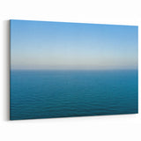 Mediterranean Sea Wall Art - Calm Horizon and Endless Blue Waters Canvas