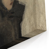Dark Academia Wall Art - Gothic Woman in Winter for Moody Aesthetic Decor