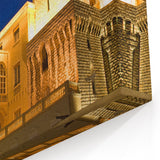 Monaco Wall Art - Scenic Mediterranean Palace at Dusk
