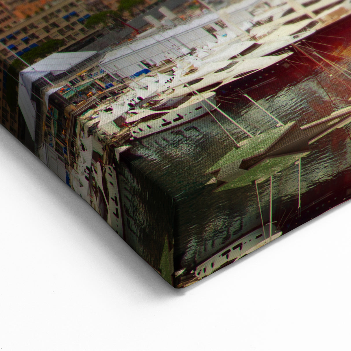 Monaco Landscape Print - Stunning Sunset Over Monaco Harbor and Cityscape