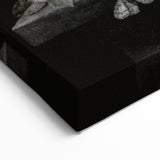 Dark Academia Wall Art: Moody Floral and Skull, Vintage Gothic Print