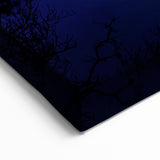 Monaco Canvas Art - Starry Night Sky Over Illuminated Monaco Cityscape