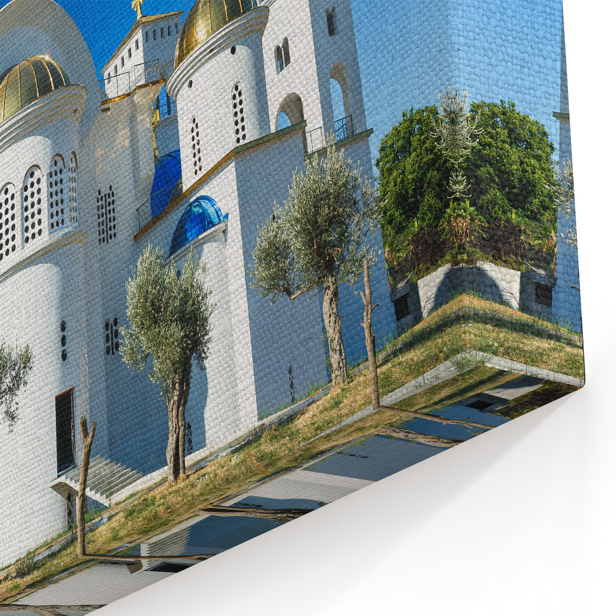 European Scenery Wall Art - Golden Domes of Montenegro’s Cathedral