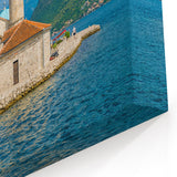 Scenic Montenegro Prints - Island Church in the Bay of Kotor