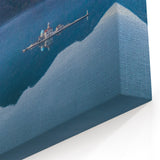 Montenegro Landscape Paintings - Misty Islands in the Bay of Kotor