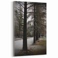 Rustic Winter Forest Wall Art | Farmhouse Nature Scene for Cozy Decor