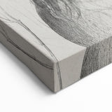 Gothic Wall Art | Vintage Profile Sketch | Medieval Gothic Canvas Prints