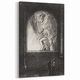 Gothic Wall Art | Dark Contemplation Scene | Mysterious Gothic Decor