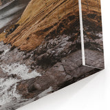 Rustic Wall Art - Majestic Mountain and Stream Landscape for Cozy Decor