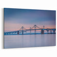 Chesapeake Bay Canvas Prints - Stunning Bridge View at Dusk in Wall Art