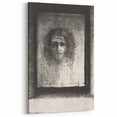 Gothic Wall Art: Mysterious Portrait in Shadowy Gothic Frame Design