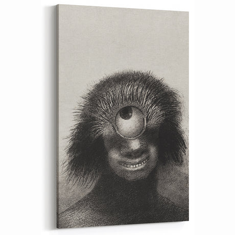 Gothic Wall Art - Cyclops Portrait in Mysterious Vintage Gothic Print