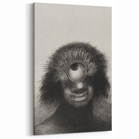 Gothic Wall Art - Cyclops Portrait in Mysterious Vintage Gothic Print