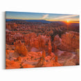 Breathtaking Bryce Canyon Sunset Wall Art – Utah Landscape Canvas Print
