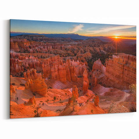 Breathtaking Bryce Canyon Sunset Wall Art – Utah Landscape Canvas Print