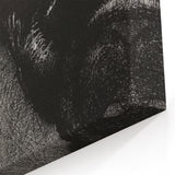 Gothic Wall Art – Vintage Gothic Print of Sphinx and Dark Figure