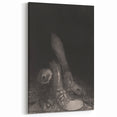 Gothic Wall Art – Dark Gothic Sketch of Feet in Shadowy Detail