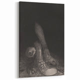 Gothic Wall Art – Dark Gothic Sketch of Feet in Shadowy Detail