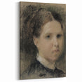 Gothic Wall Art – Vintage Portrait of Woman with Dark, Mysterious Aura