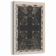 Gothic Wall Art | Medieval Gothic Cross Print | Dark Decor Style