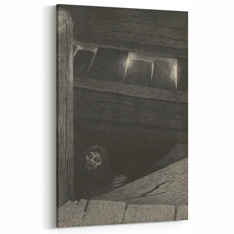 Gothic Wall Art | Dark Creature Illustration | Mysterious Gothic Art