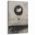 Gothic Wall Art | Surreal Eye Balloon Illustration | Dark Decor Style