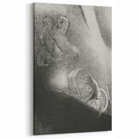 Vintage Gothic Carriage Art – Dark and Mysterious Gothic Decor Canvas