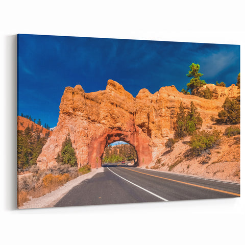 Bryce National Park Wall Art – Scenic Canyon Tunnel Canvas & Framed Prints