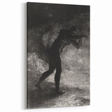 Mysterious Gothic Silhouette Art – Dark and Elegant Gothic Canvas Print