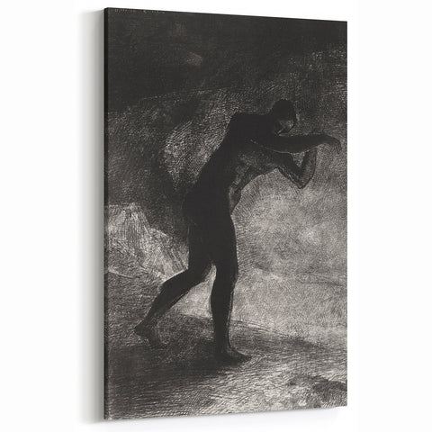 Mysterious Gothic Silhouette Art – Dark and Elegant Gothic Canvas Print