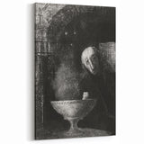 Gothic Mystic Portrait – Dark and Mysterious Gothic Canvas Print