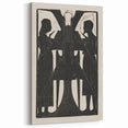 Gothic Angelic Figures – Dark Medieval Gothic Wall Art Canvas Print