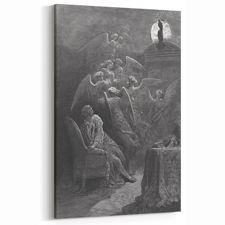 Gothic Wall Art with Angels - Dark Decor Style and Vintage Gothic Prints