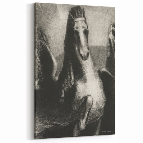 Gothic Horse Study - Dark Decor Style and Vintage Gothic Art Prints