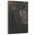 Gothic Shadowed Figure and Face Study - Dark Decor Style and Gothic Art